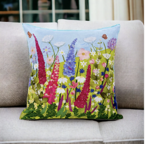 Wild Summer Luxury Velvet Cushion