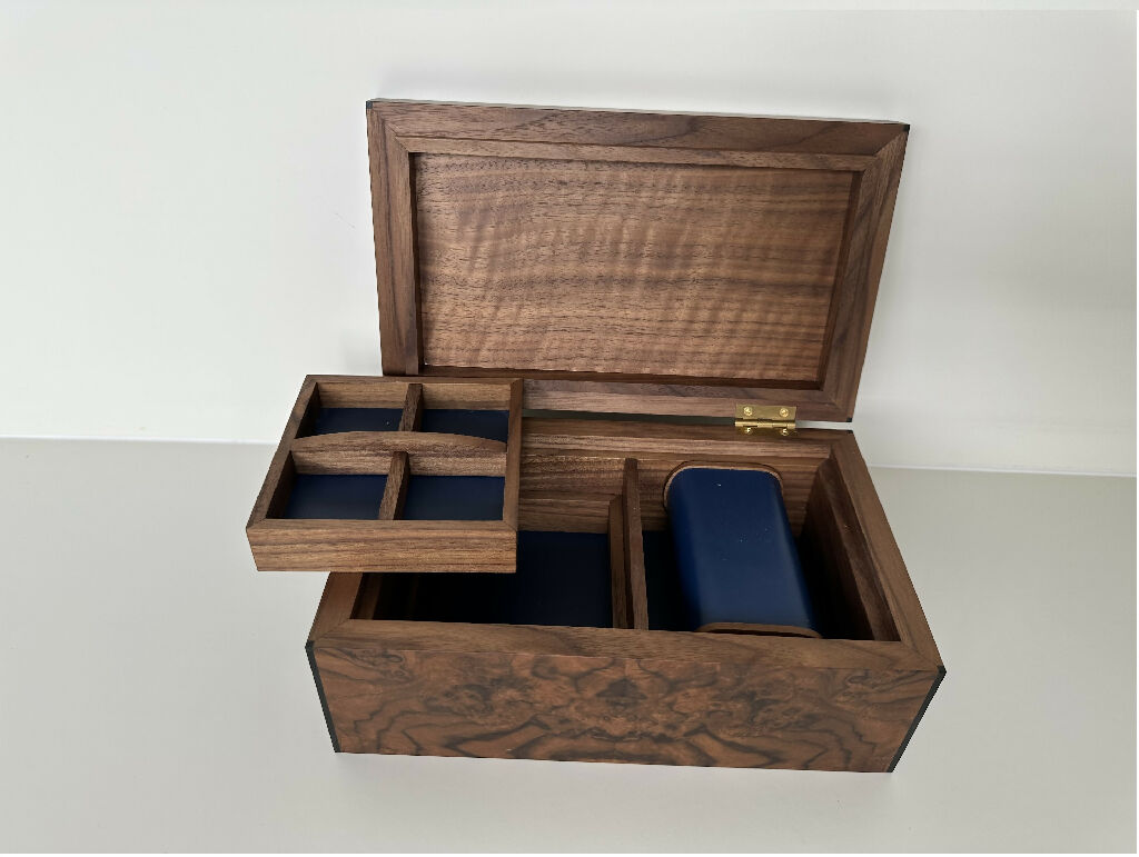 Burr Walnut Watch Box