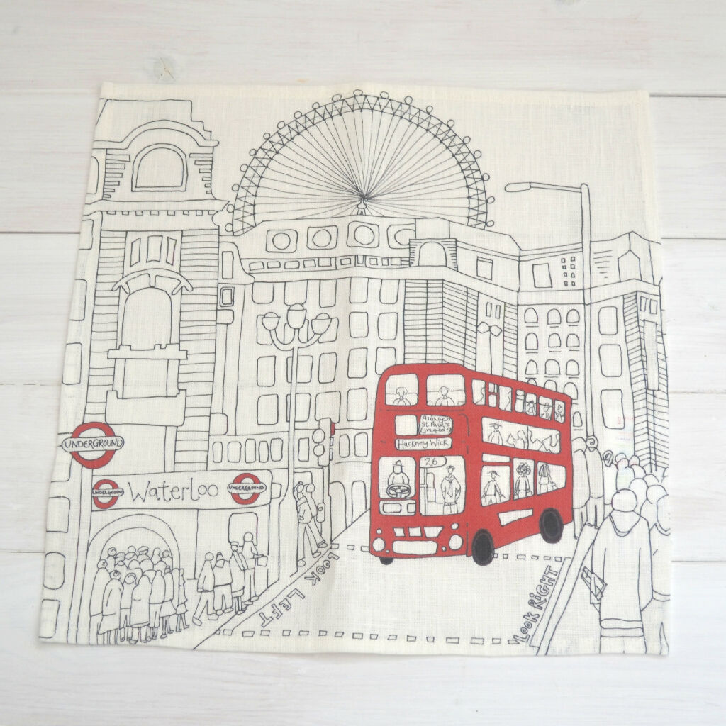 london waterloo napkin