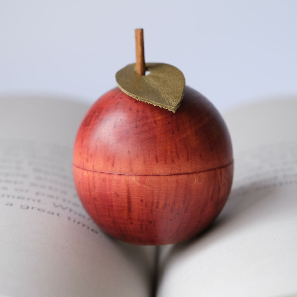 Personalised Secret Message Wooden Apple Teacher Gift