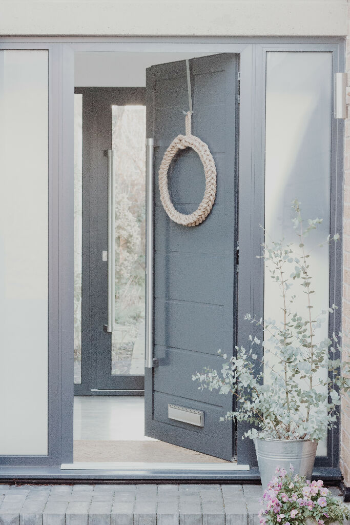 40cm Jute Christmas Rope Wreath