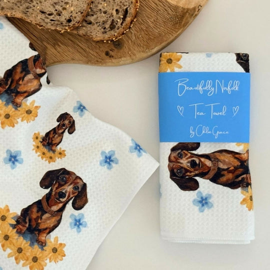 Dachshund Tea Towel - Country Collection
