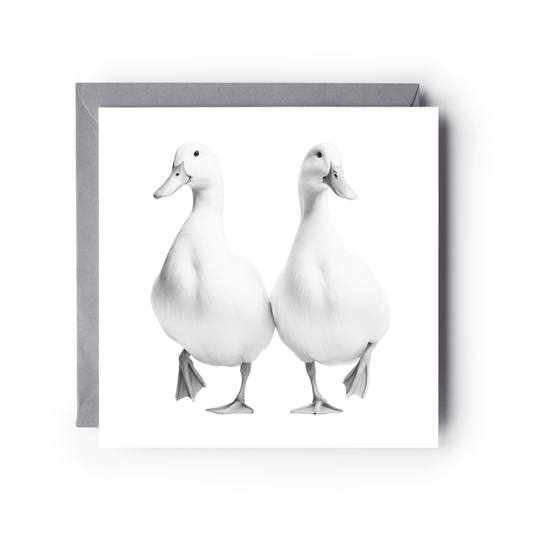 Duck Couple Greeting Card