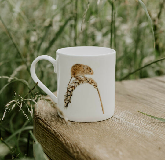 Harvest Mouse Bone China Mug