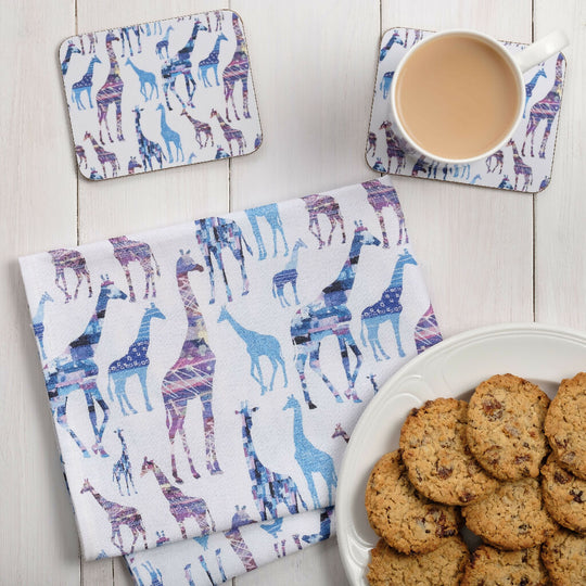 Giraffe Linen Tea Towel