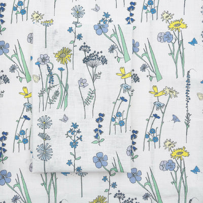 Wildflower Linen Tea Towel