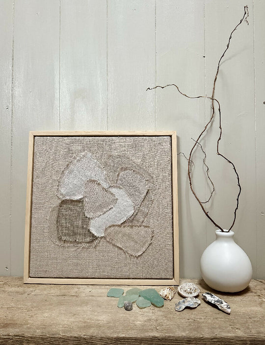 Sea Glass VIII Textile Art