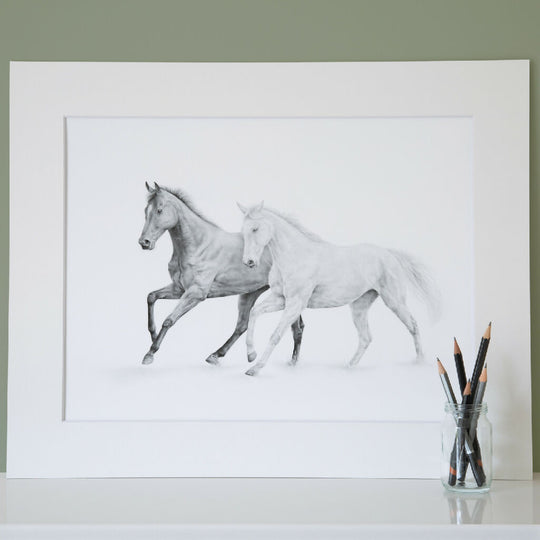 Harmony| Signed limited edition print| Monochrome graphite pencil