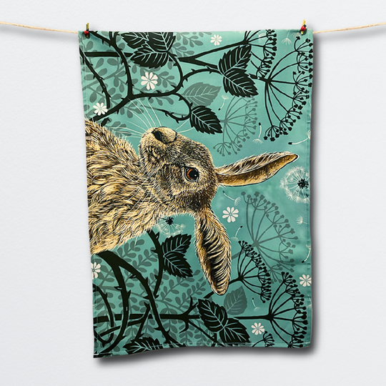 Hare Tea Towel