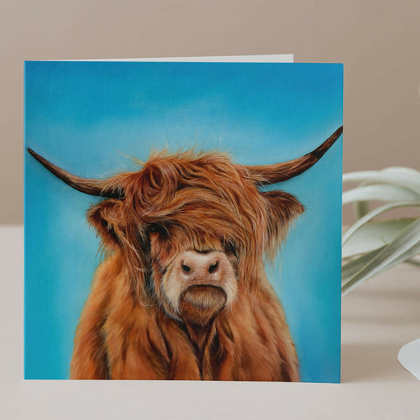 Highland Cow Greeting Card