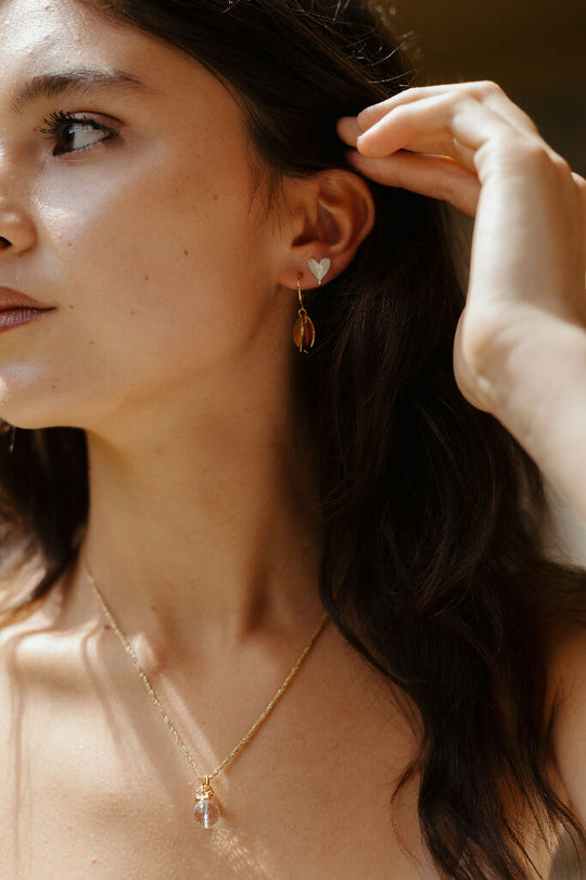 Cluster Necklace, Gold