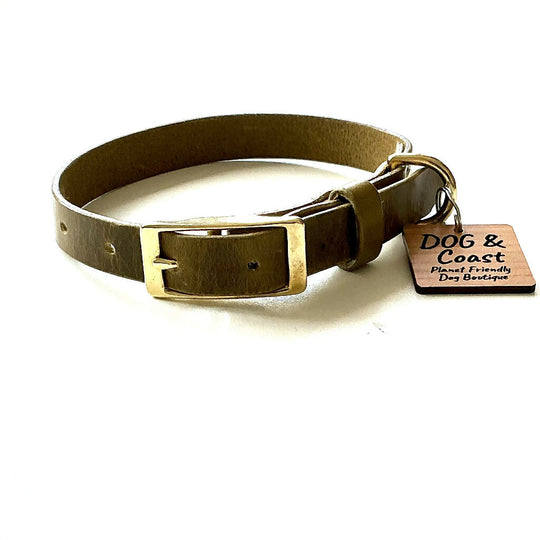 Full Grain Leather Dog Collar