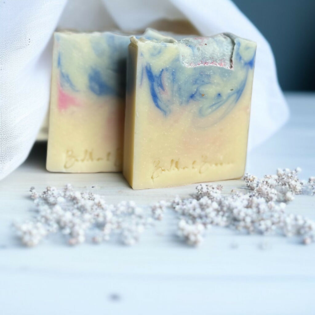 Soap Bar with Rose Geranium Essential Oil Small and Large Size