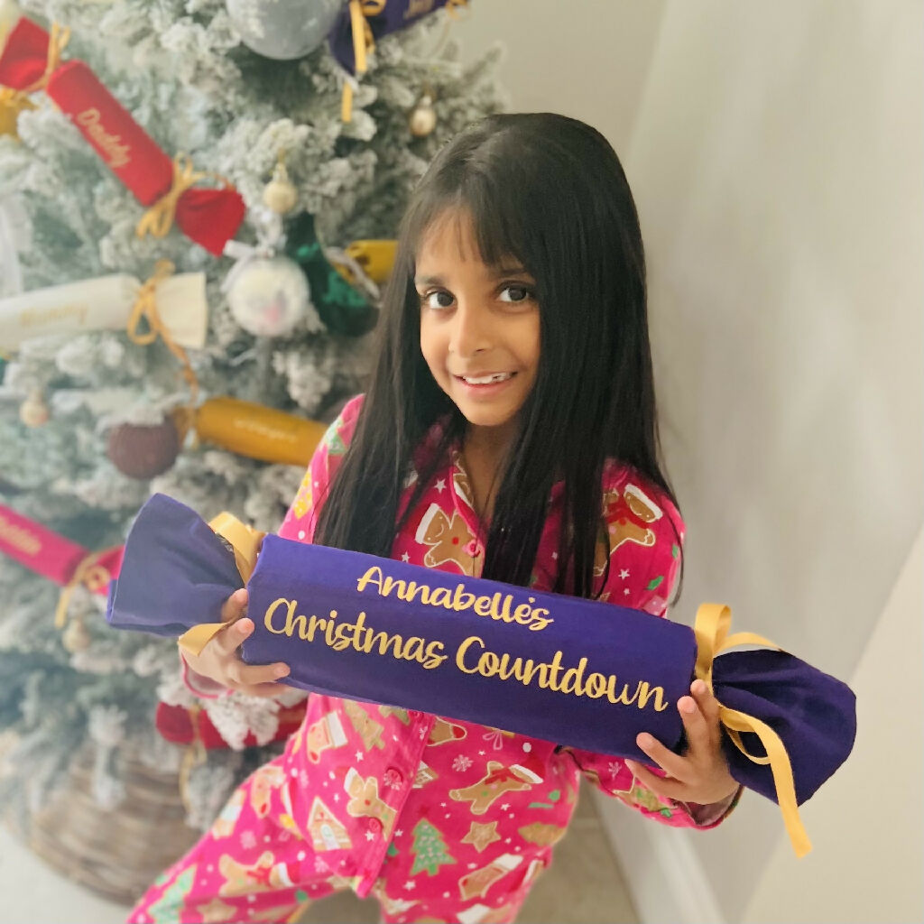 Personalised Giant Advent Cracker