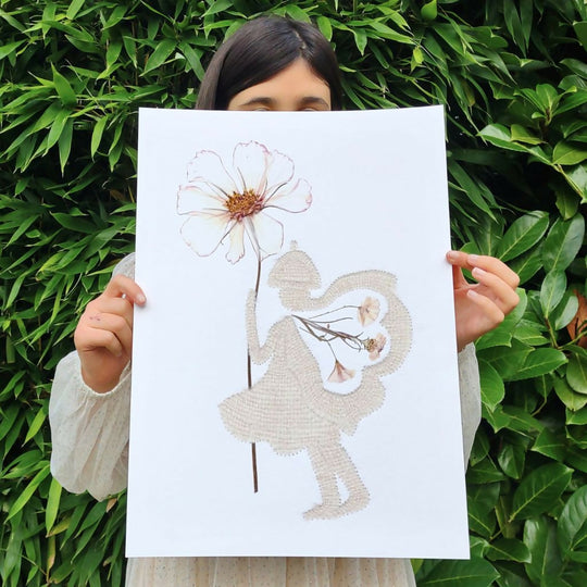 Cosima The Linen Fairy Art Print