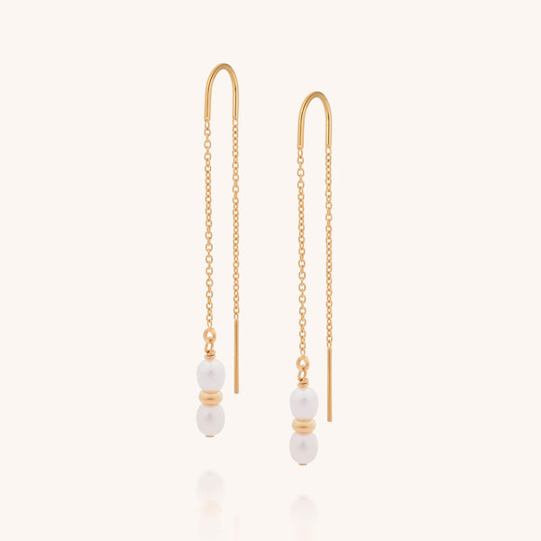 Ellen Pearl Fall Earrings