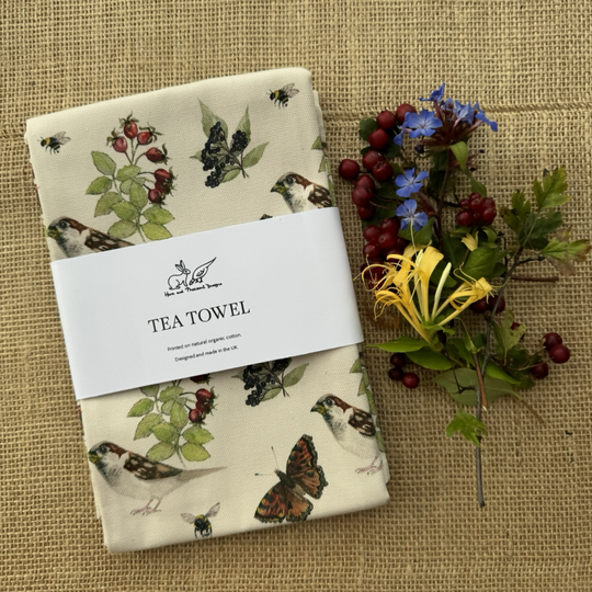 Hedgerow Tea Towel