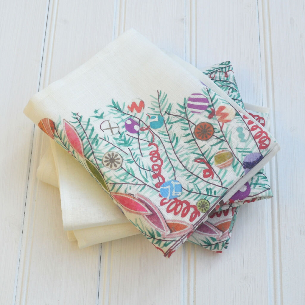 christmas tree t towel