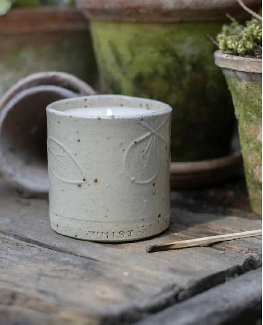 Handmade Refillable Wellness Candle - Nude Speckle
