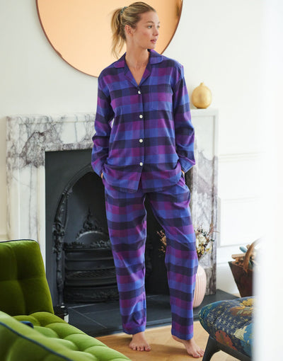 Women's Brushed Cotton Pyjama Set – Berwick Check