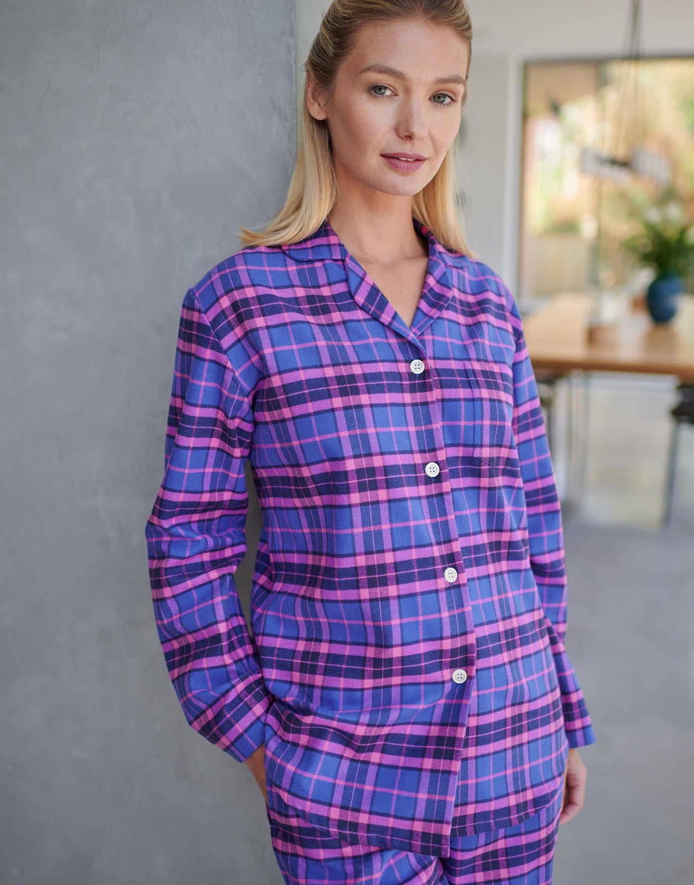 Women's Brushed Cotton Pyjama Set – Lomond Tartan