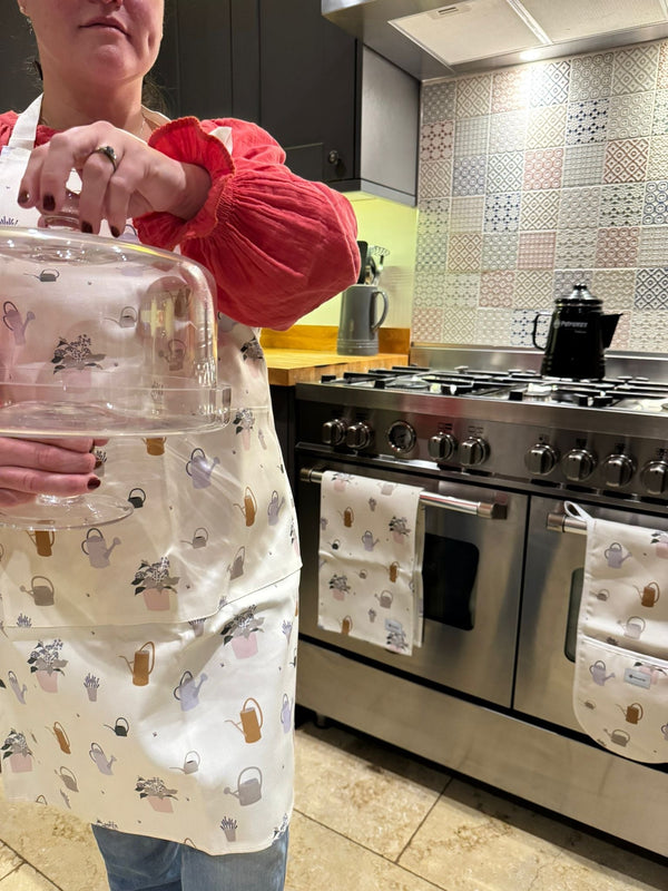 Watering Can and Flower design Apron
