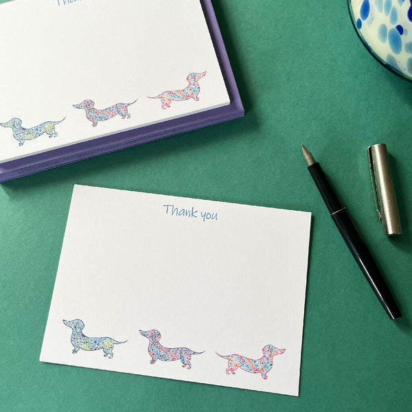 Dachshund Thank You Notecards
