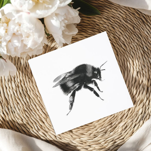 White-tailed Bumble Bee Greeting Card