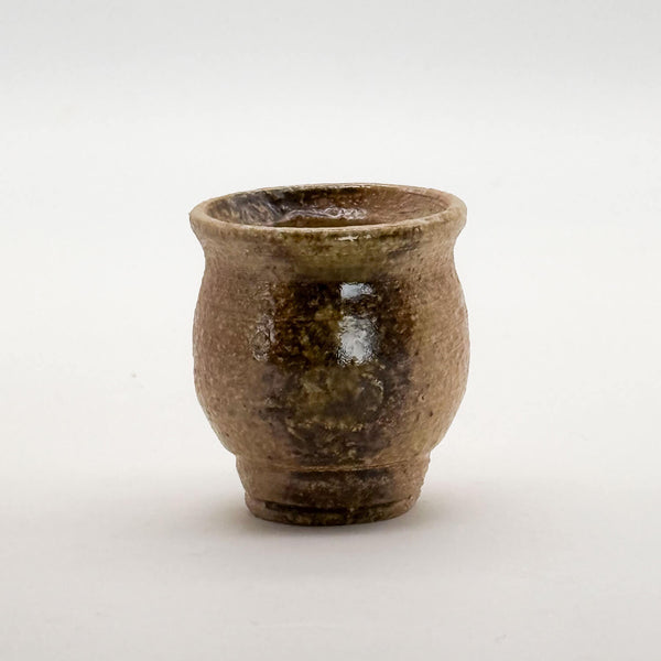 Wood fired mini vase ash deposit
