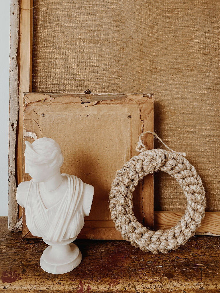 Small 15cm Rope Christmas Wreath