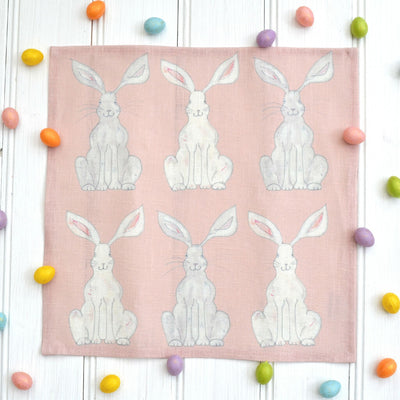 pink rabbit napkin 3