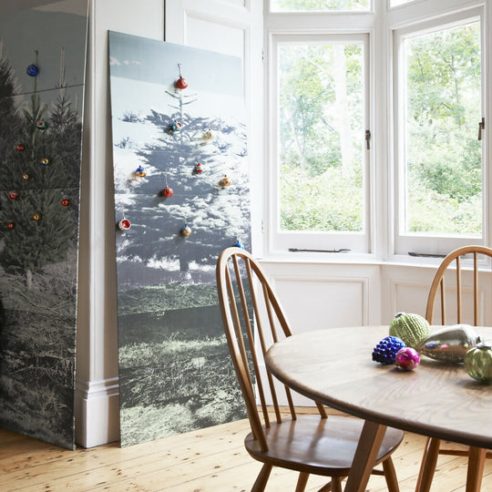 Hand Printed Christmas Tree