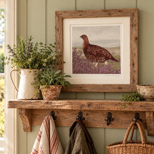 Grouse Signed and Mounted Giclée Art Print