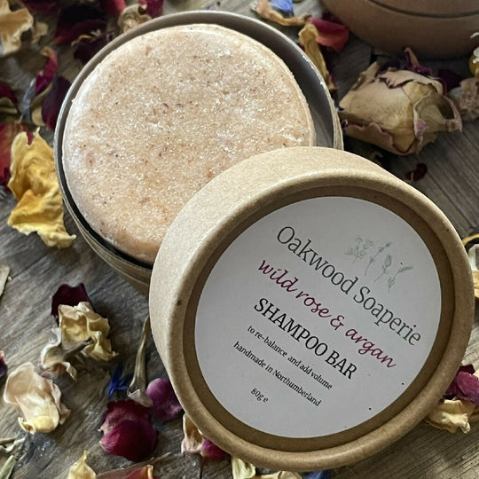 Wild Rose & Argan shampoo bar