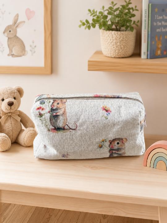 Handmade Mouse Wash Bag