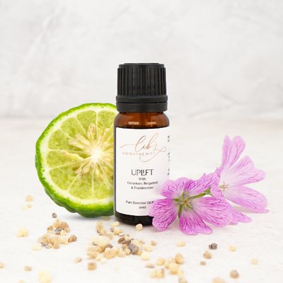 Lib's Aromatherapy Uplift with Geranium, Bergamot & Frankincense Essential Oil Blend