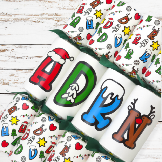 Letters A to Z | Single Christmas Cracker Making Craft Kit | Funtime Design
