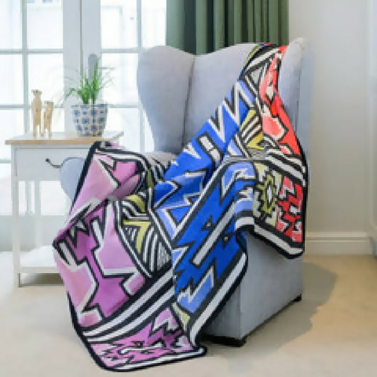 Bella Vita Unosinky Old Royal Red Blanket