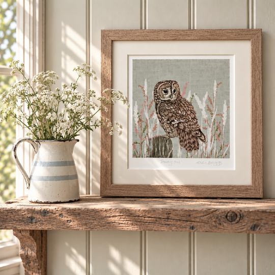 Tawny Owl -Signed and mounted Giclée Art Print