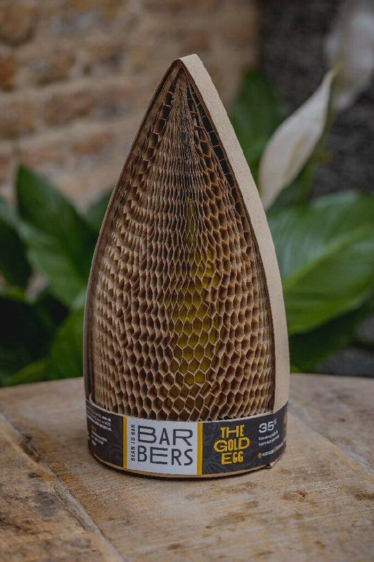 Gold Chocolate Easter Egg With Toasted Milk and Sea Salt