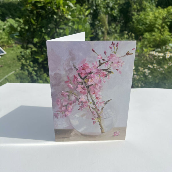 Blossom and Glass Greeting Card