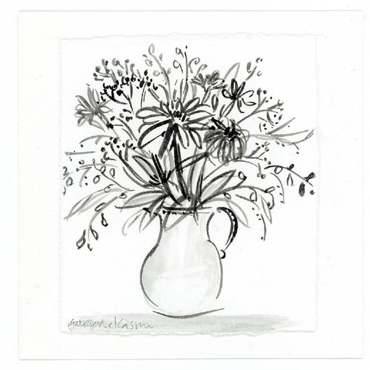 'Jug Of Flowers' Framed Original Painting