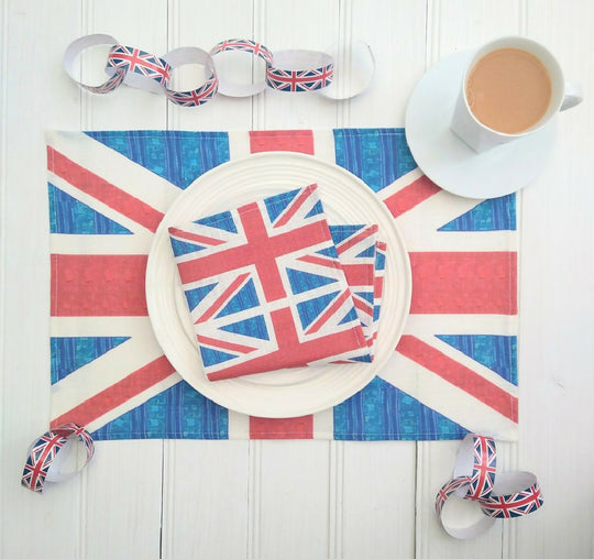 Union Jack Linen Placemats
