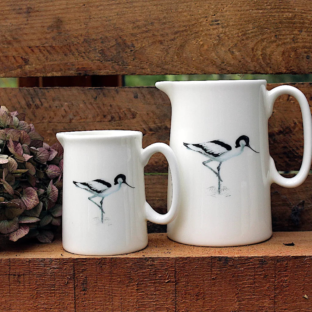 Bone China Jugs in Avocet