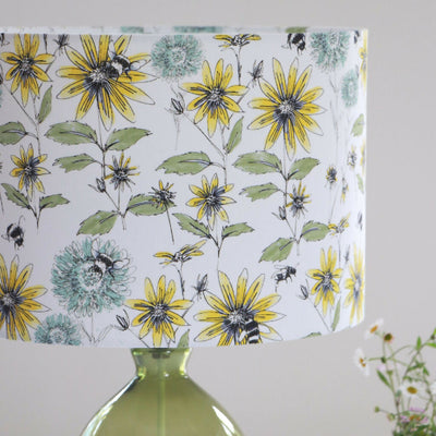 Bumblebee and Flora Designer Lampshade