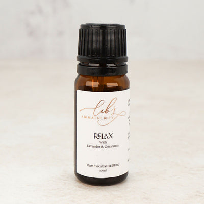 Lib's Aromatherapy Relax with Lavender & Geranium Essential Oil Blend