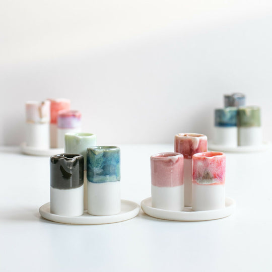 Porcelain Wildflower Vase