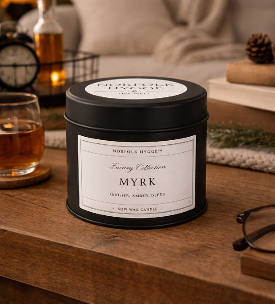 100 ml Myrk - leather, amber, depth. Nordic Men's Range
