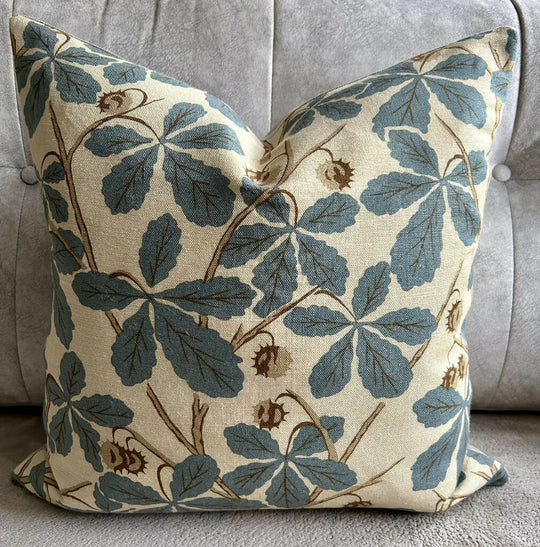 Horse Chestnut, Linen-Backed Cushion
