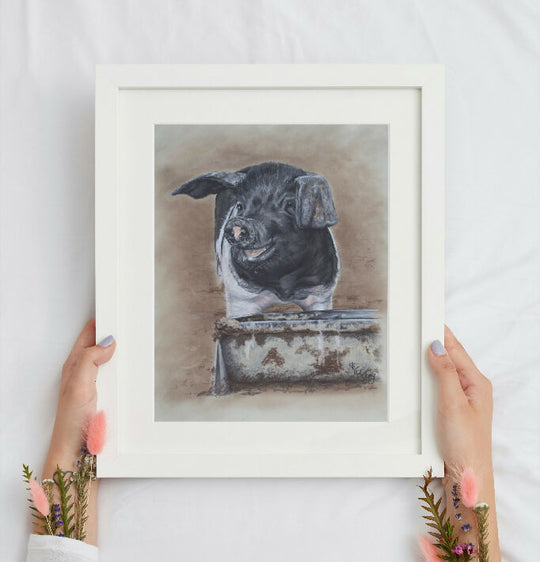 Swine Dining Limited Edition Giclée Print